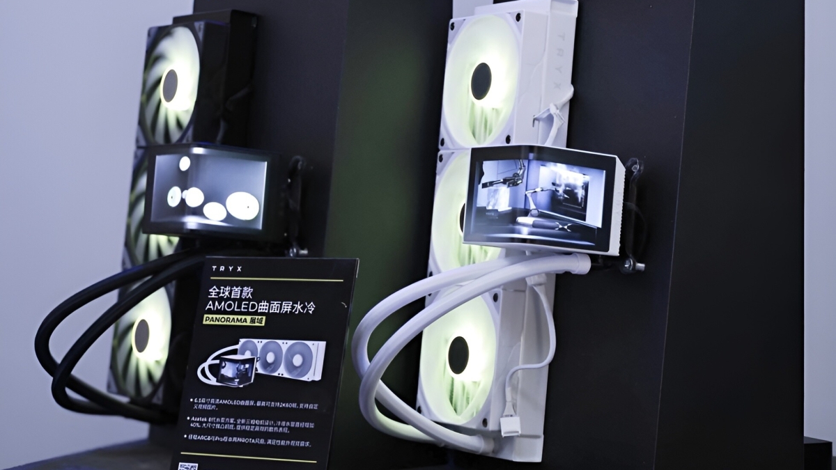 Китайский производитель TRYX представил СЖО с первым в мире изогнутым AMOLED-дисплеем