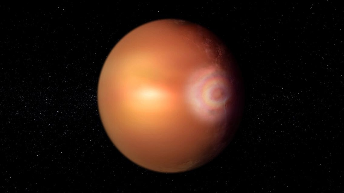На экзопланете с дождями из расплавленного железа обнаружена "радуга"