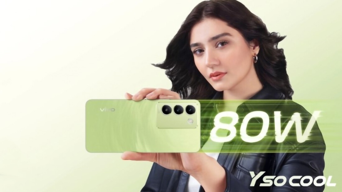 Представлен недорогой смартфон с зарядкой мощностью 80Вт — Vivo Y100