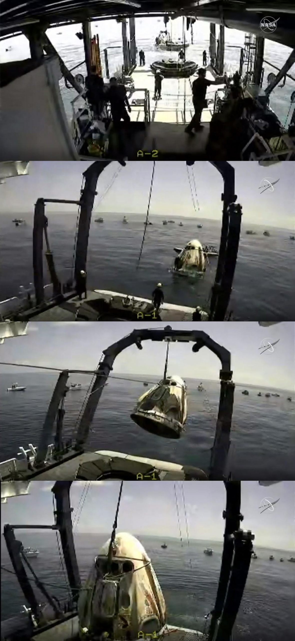 SpaceX’s Crew Dragon совершил успешную посадку в Мексиканском заливе