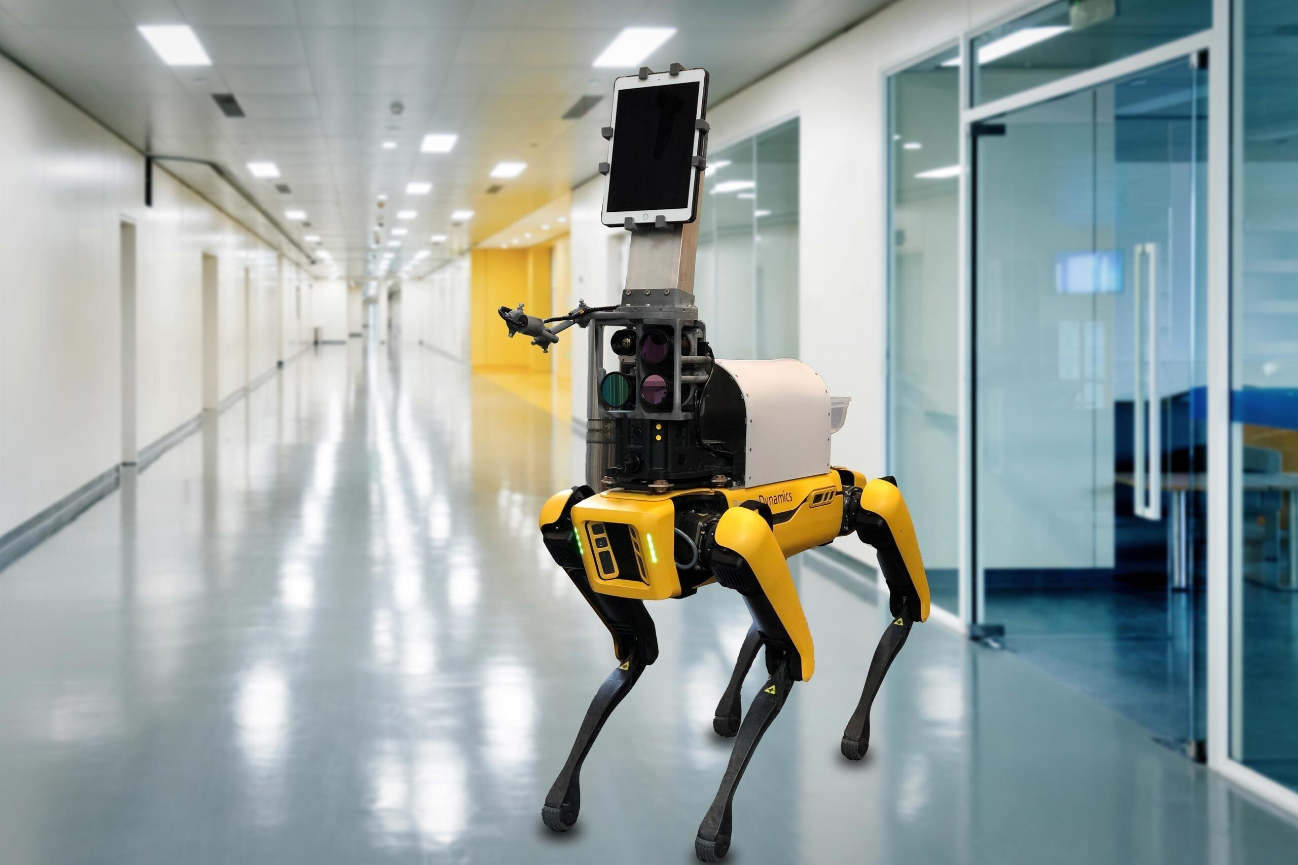 Роботы Boston Dynamics следят за пациентами с COVID-19 1 Роботы Boston Dynamics следят за пациентами с COVID-19