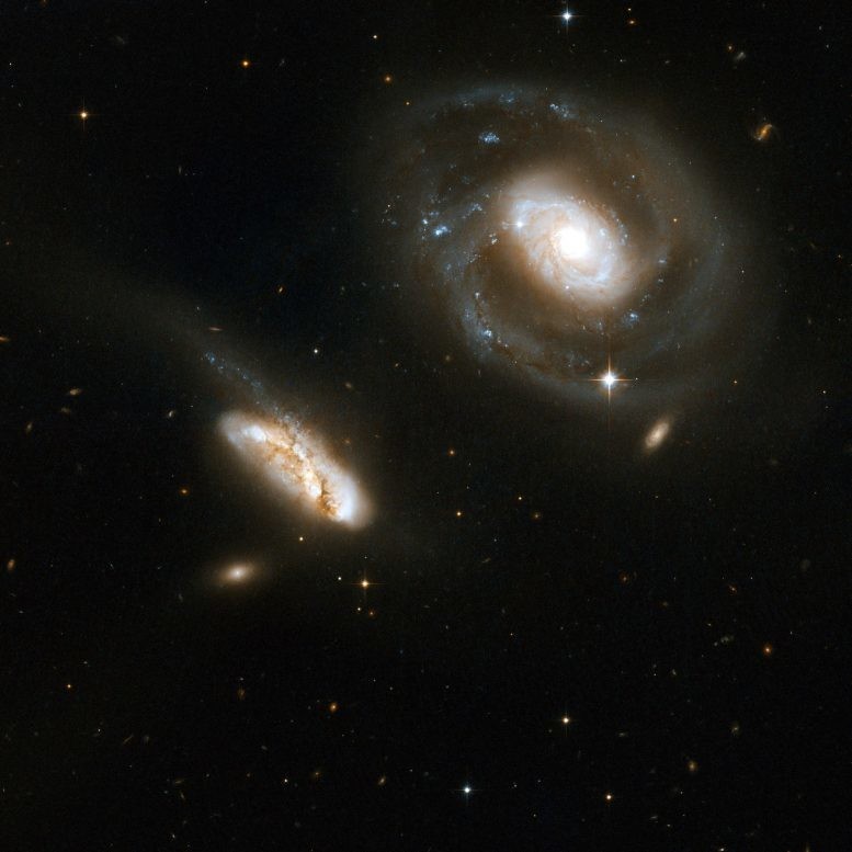 Новый космический телескоп NASA позволит иначе взглянуть на слияние галактик 1 Новый космический телескоп NASA позволит иначе взглянуть на слияние галактик
