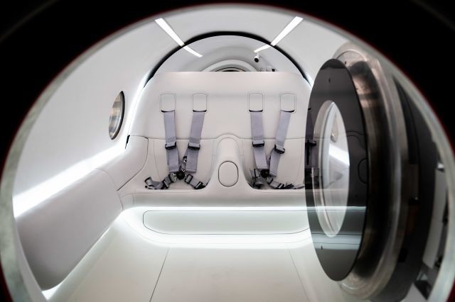 Первая в мире поездка на Hyperloop с экипажем прошла успешно