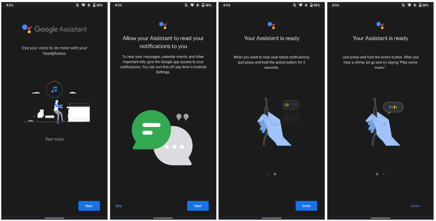 Голосовые уведомления Google Assistant теперь доступны на всех проводных наушниках 2 Голосовые уведомления Google Assistant теперь доступны на всех проводных наушниках