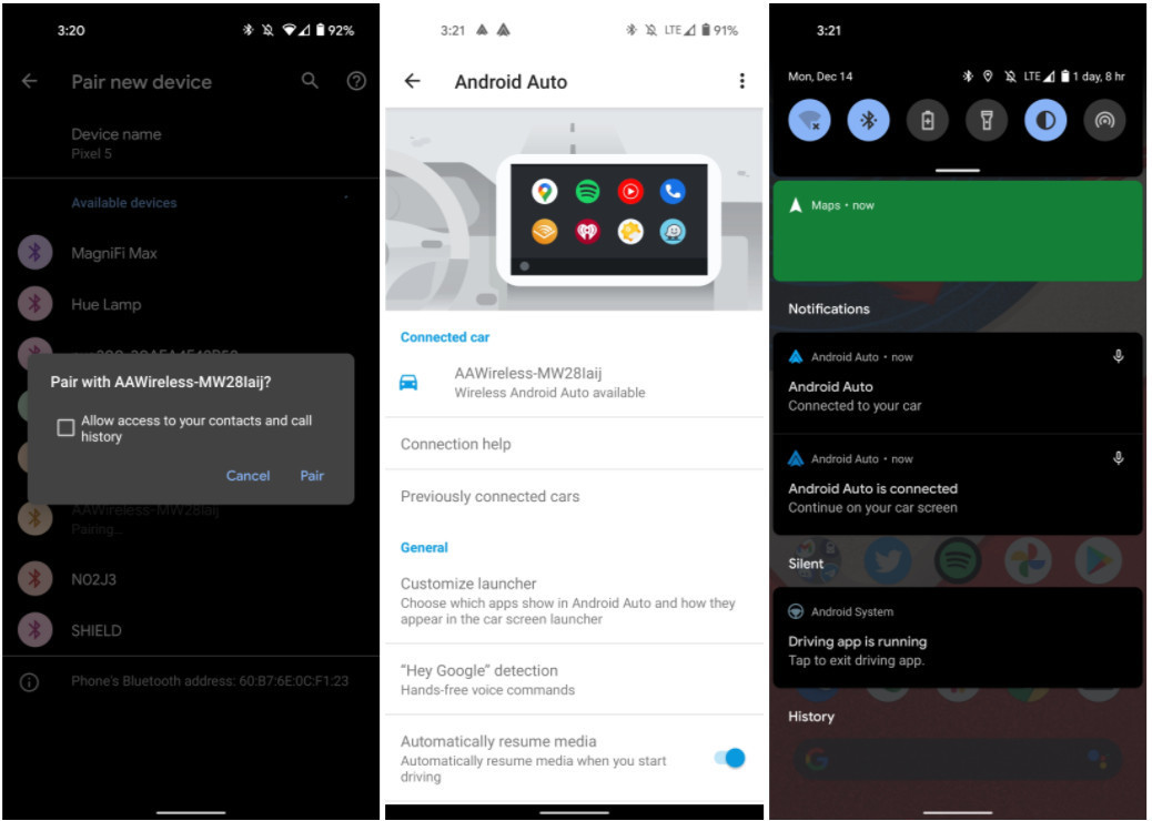AAWireless призван дать вашему автомобилю беспроводную систему Android Auto