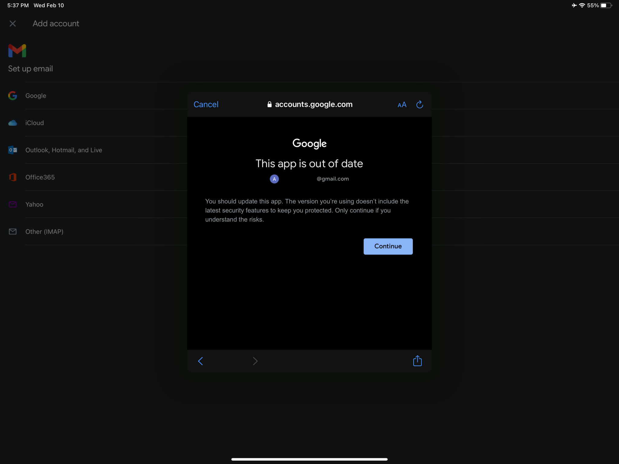Приложения Google на iOS перестают работать