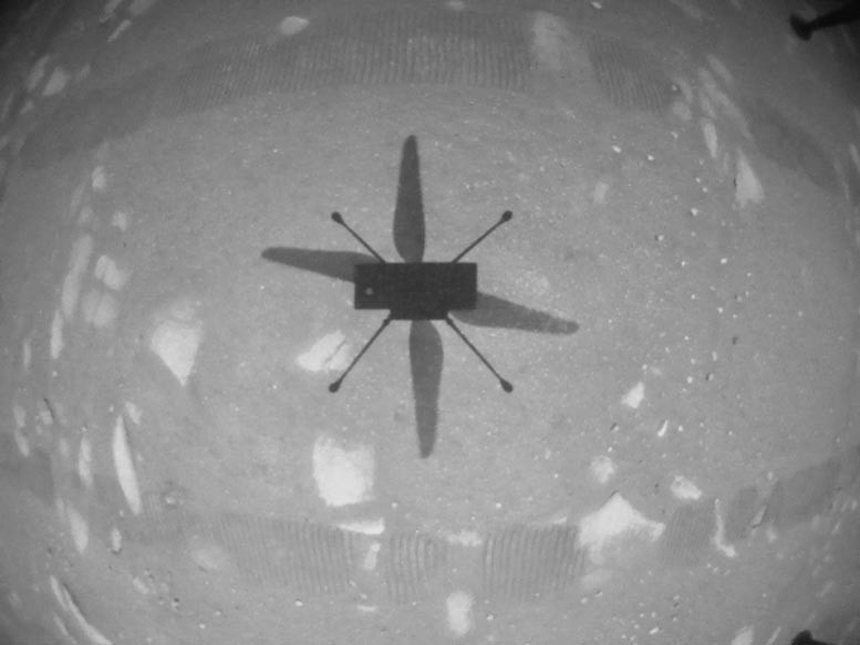 История свершилась! Вертолет NASA Ingenuity успешно совершил первый полет на Марсе 1 История свершилась! Вертолет NASA Ingenuity успешно совершил первый полет на Марсе