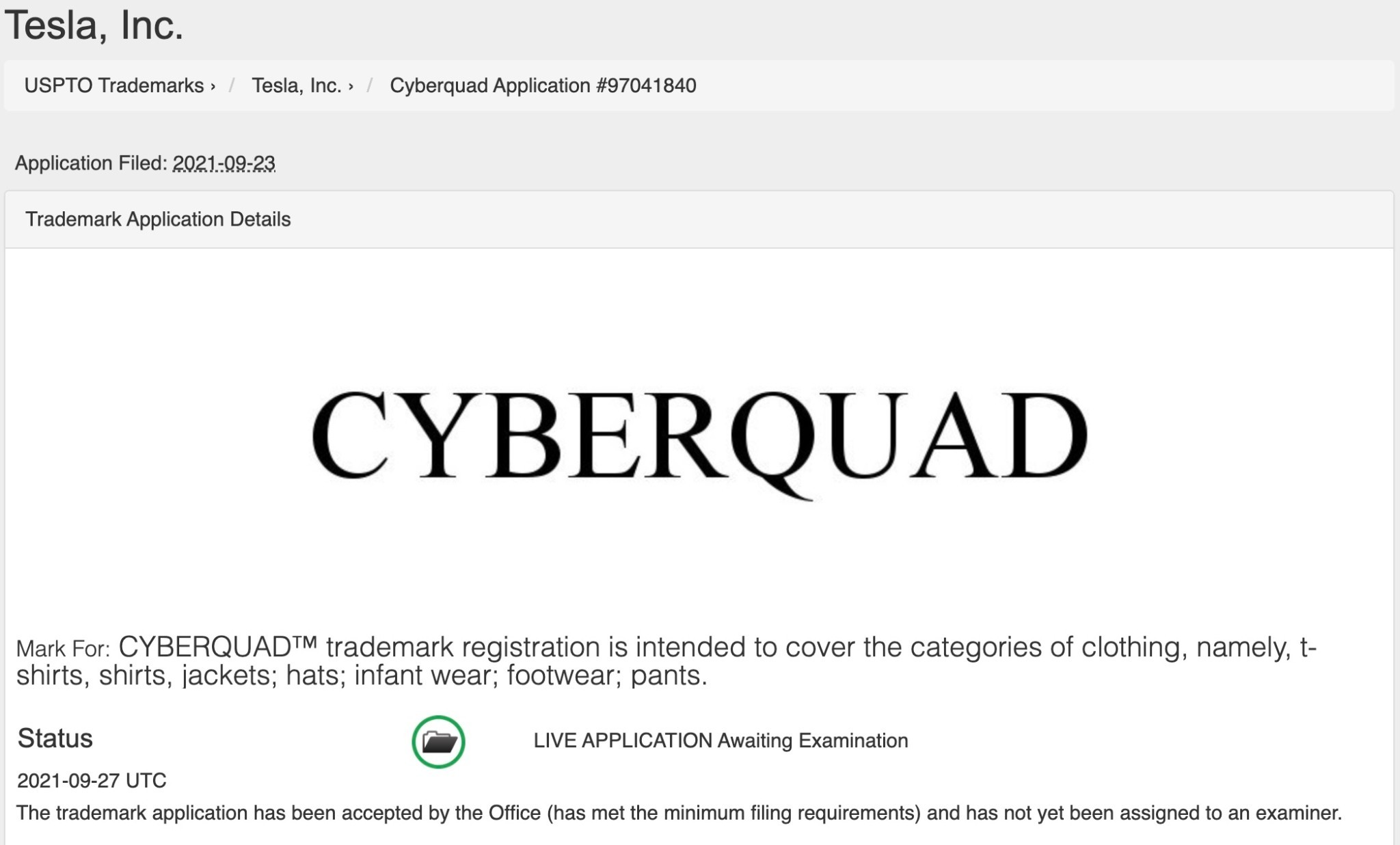 Tesla Cyberquad быть! Подана заявка на товарный знак для электрического квадроцикла 1 Tesla Cyberquad быть! Подана заявка на товарный знак для электрического квадроцикла