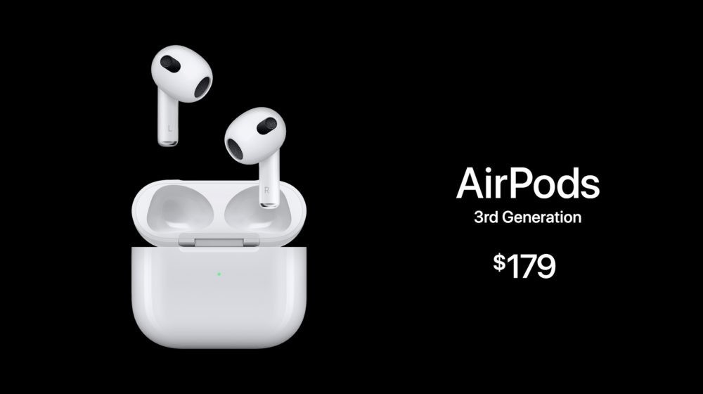 Apple представила AirPods 3 — новый дизайн и новое звучание 1 Apple представила AirPods 3 — новый дизайн и новое звучание