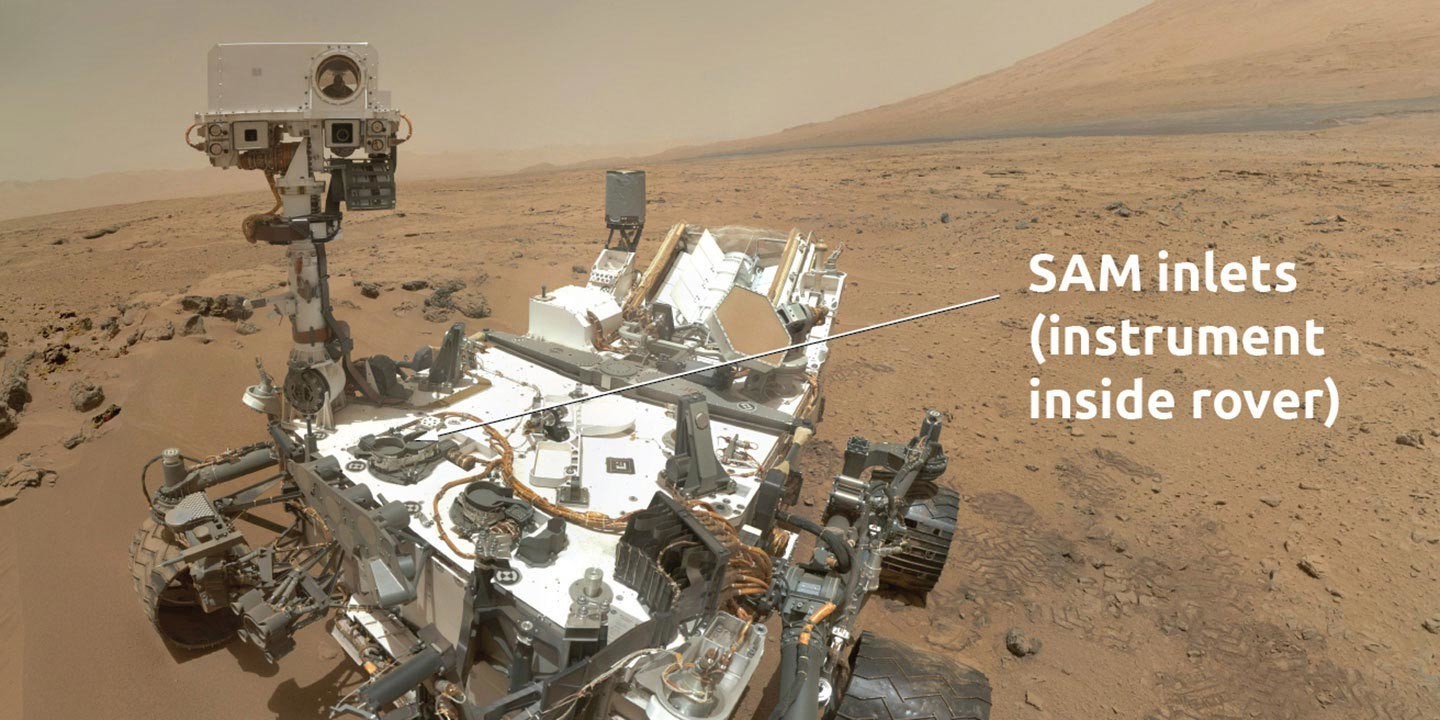 Марсоход Curiosity обнаружил сильную углеродную сигнатуру — след биологической активности?