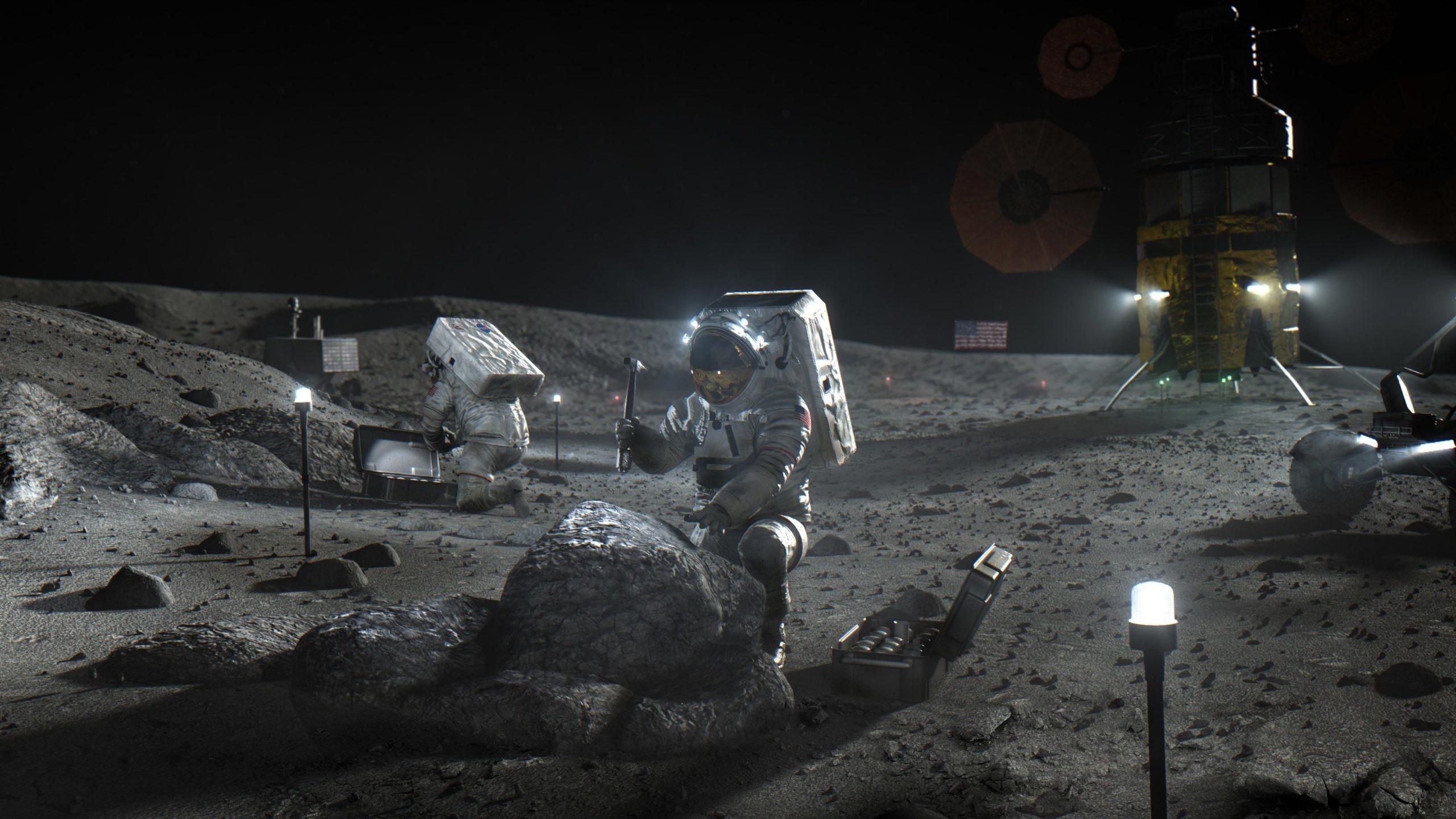 NASA тестирует оборудование миссии Artemis вместе с астронавтами