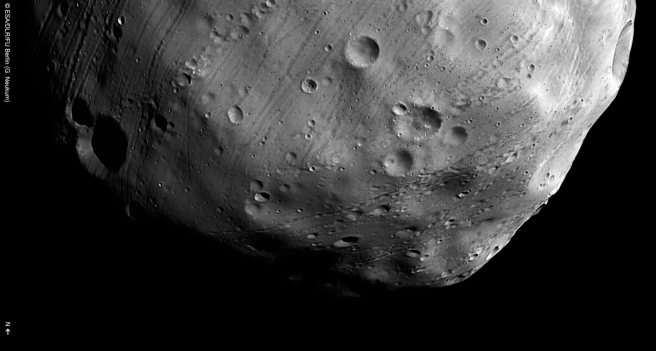 Близкий взгляд на Фобос — обновление аппарата Mars Express позволило подробнее изучить спутник Марса 2 Близкий взгляд на Фобос — обновление аппарата Mars Express позволило подробнее изучить спутник Марса