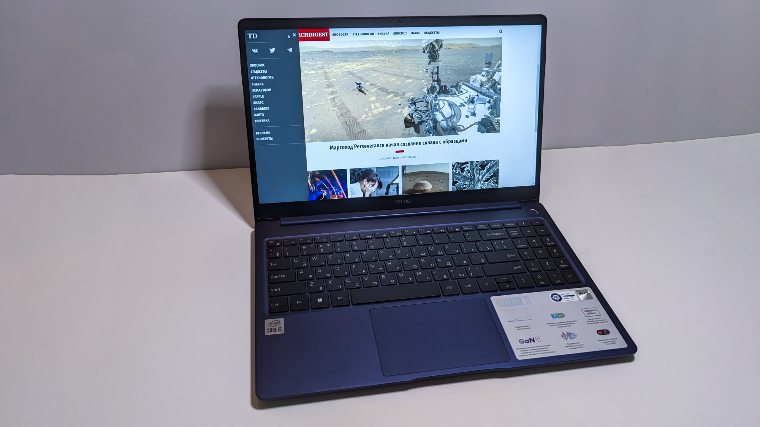 Обзор ноутбука TECNO Megabook T1 — идеальный спутник 3 Обзор ноутбука TECNO Megabook T1 — идеальный спутник
