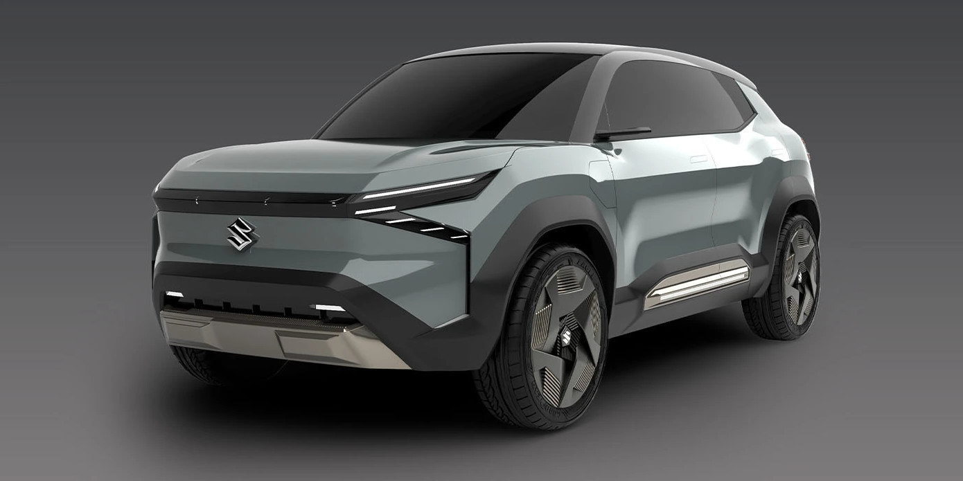 Suzuki представила свой первый электромобиль — кроссовер eVX EV