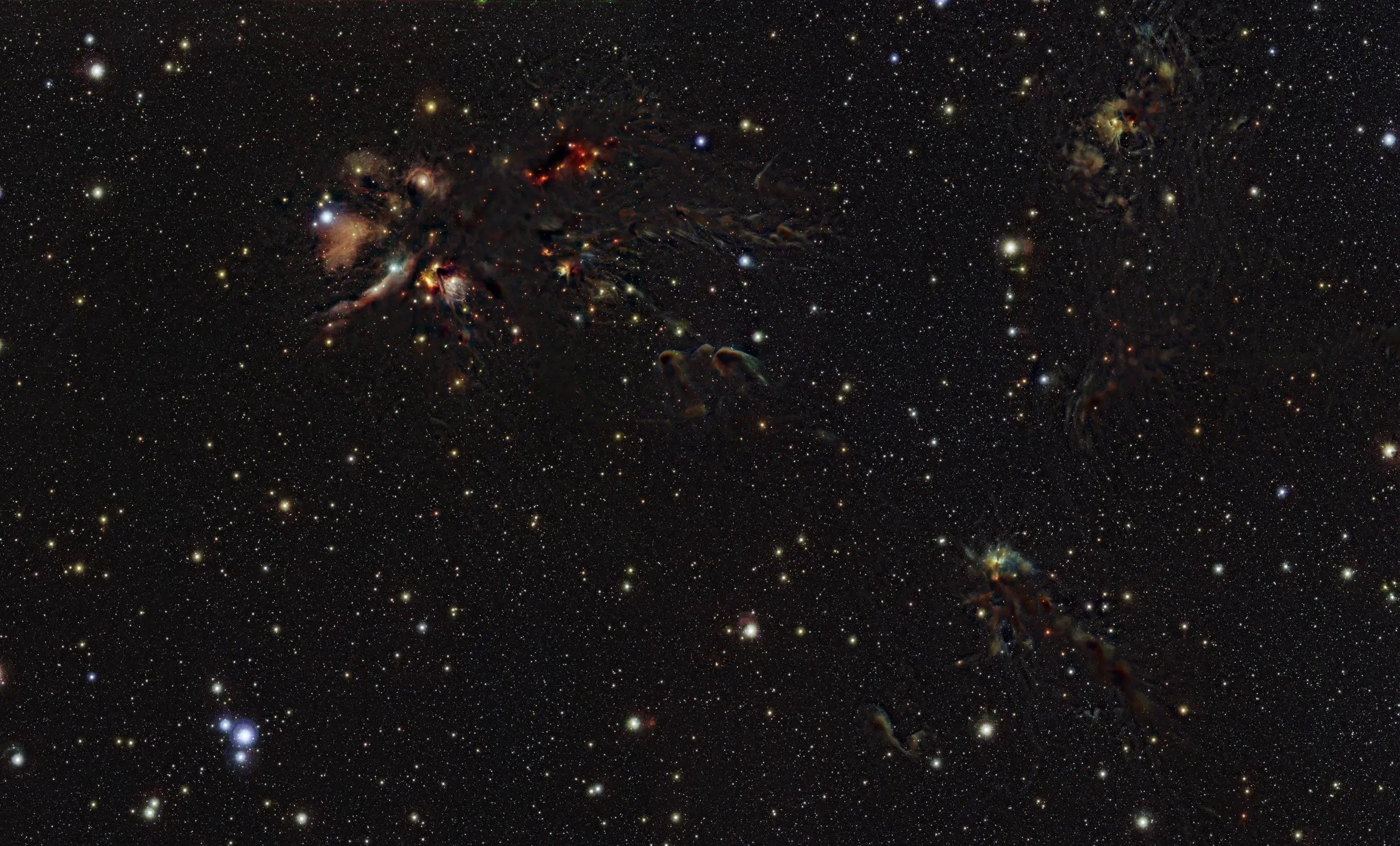 VISIONS: Загадочные пейзажи звездообразования раскрывают свои секреты в инфракрасном атласе