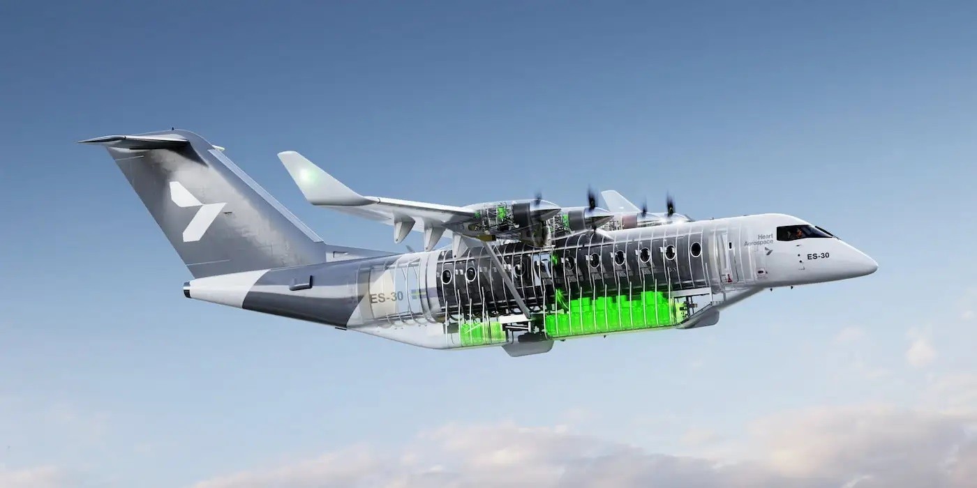 Первый рейс полностью электрического самолета Heart Aerospace ES-30 набирает пассажиров