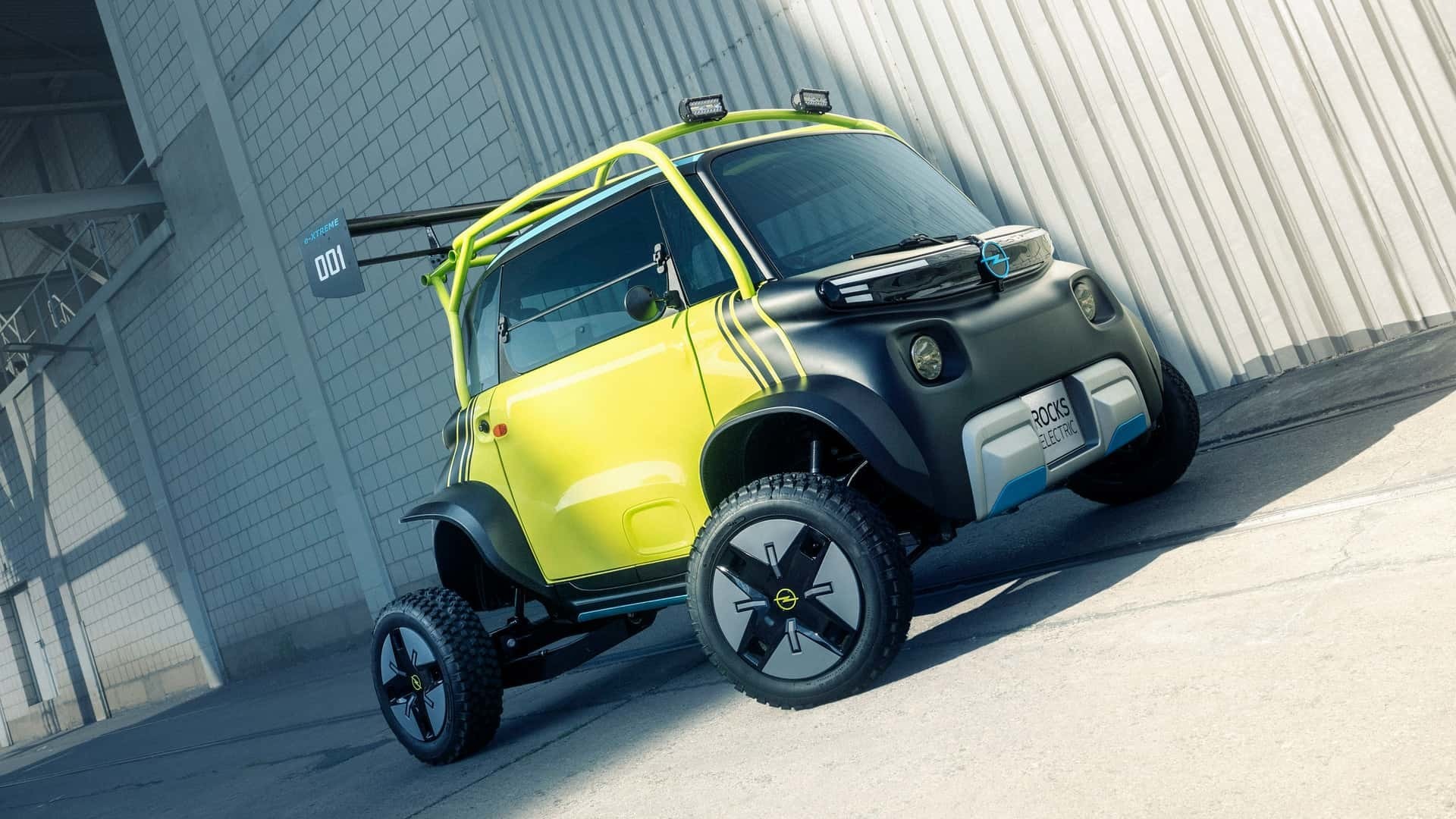 Крошечный Opel Rocks-e превратили в багги 1 Крошечный Opel Rocks-e превратили в багги