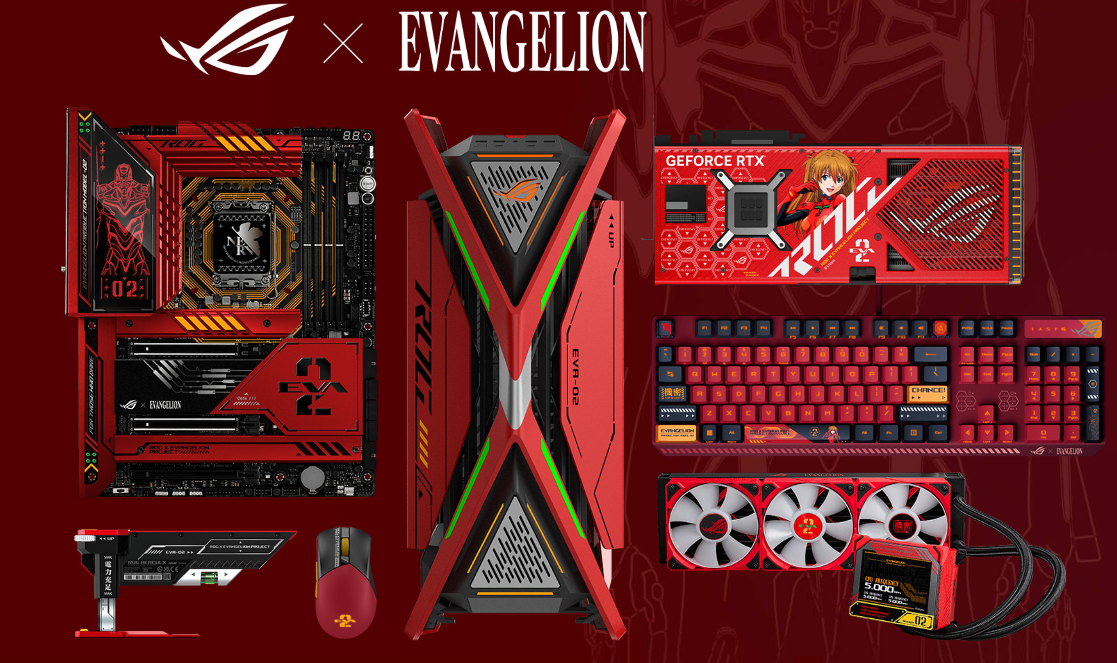 Фанаты Evangelion будут в восторге — ASUS выпускает уникальную серию комплектующих 3 Фанаты Evangelion будут в восторге — ASUS выпускает уникальную серию комплектующих