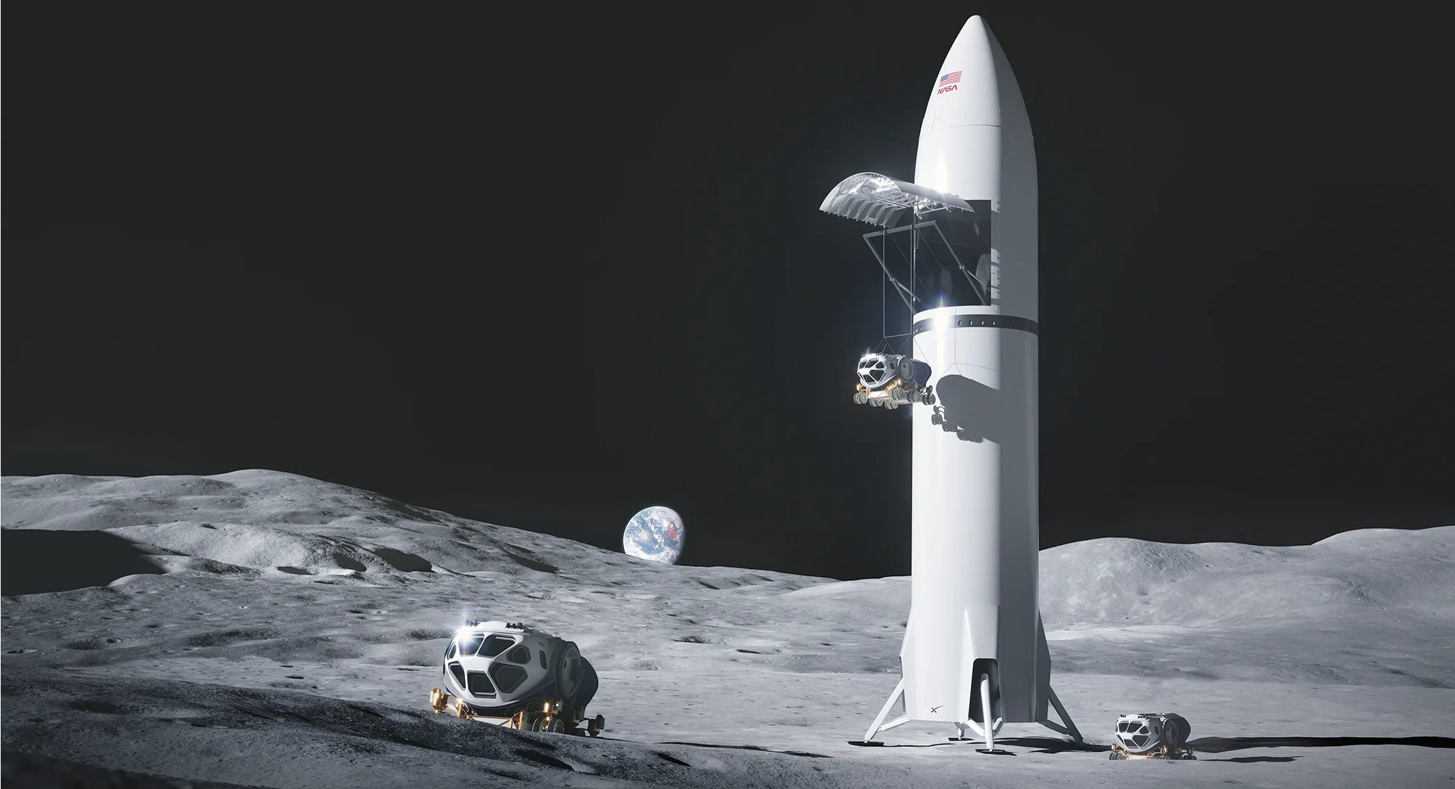 SpaceX и Blue Origin готовят лунные модули для программы Artemis