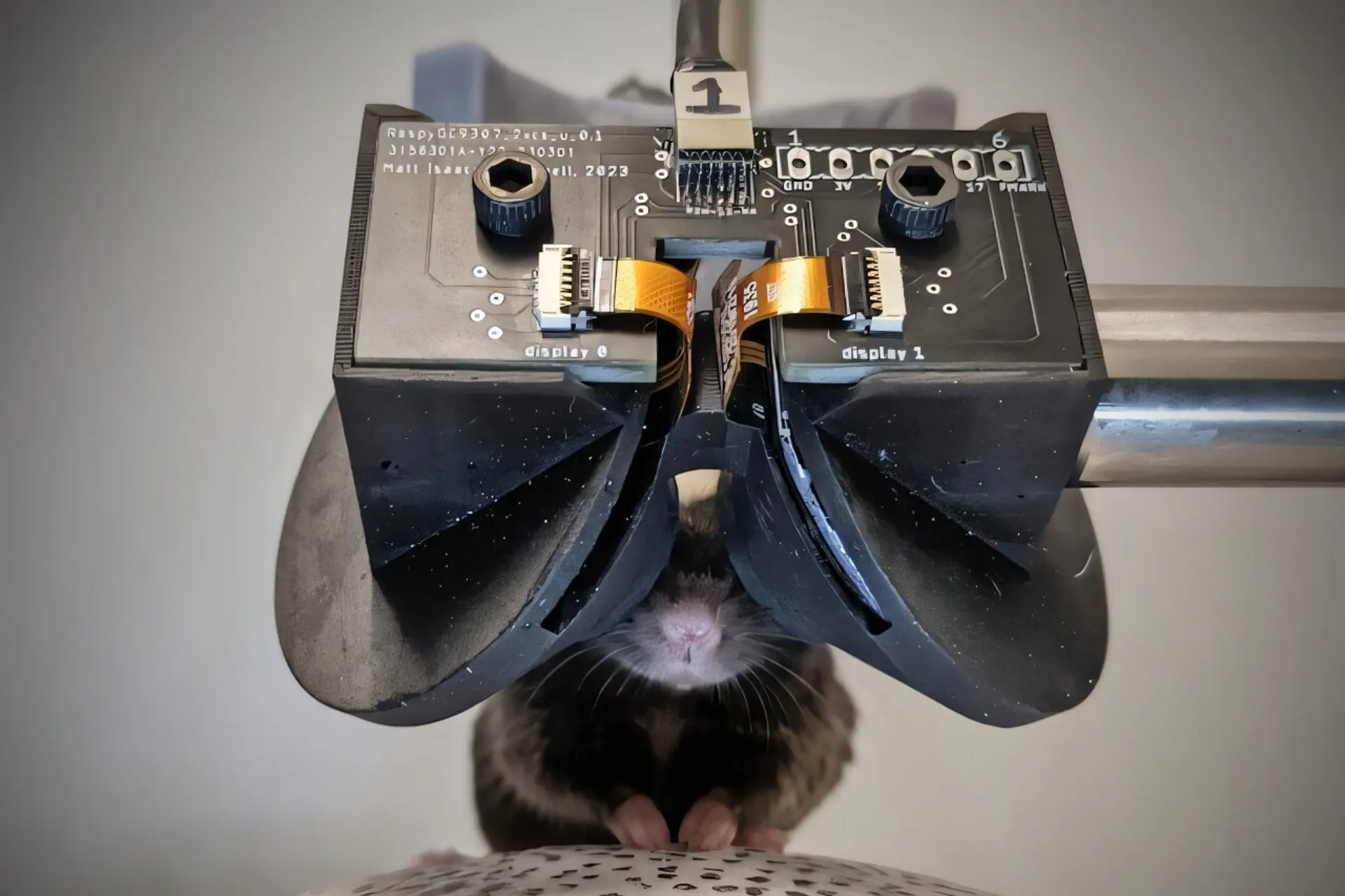 Эта VR-гарнитура для мышей поможет в борьбе с болезнью Альцгеймера