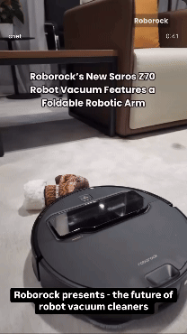 Представлены робот-пылесос Roborock Saros Z70 — лучшая уборка благодаря дополнительной руке 1 Представлены робот-пылесос Roborock Saros Z70 — лучшая уборка благодаря дополнительной руке