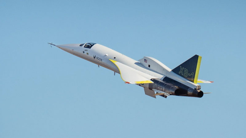 Boom Supersonic тестирует собственный тихий сверхзвуковой самолет