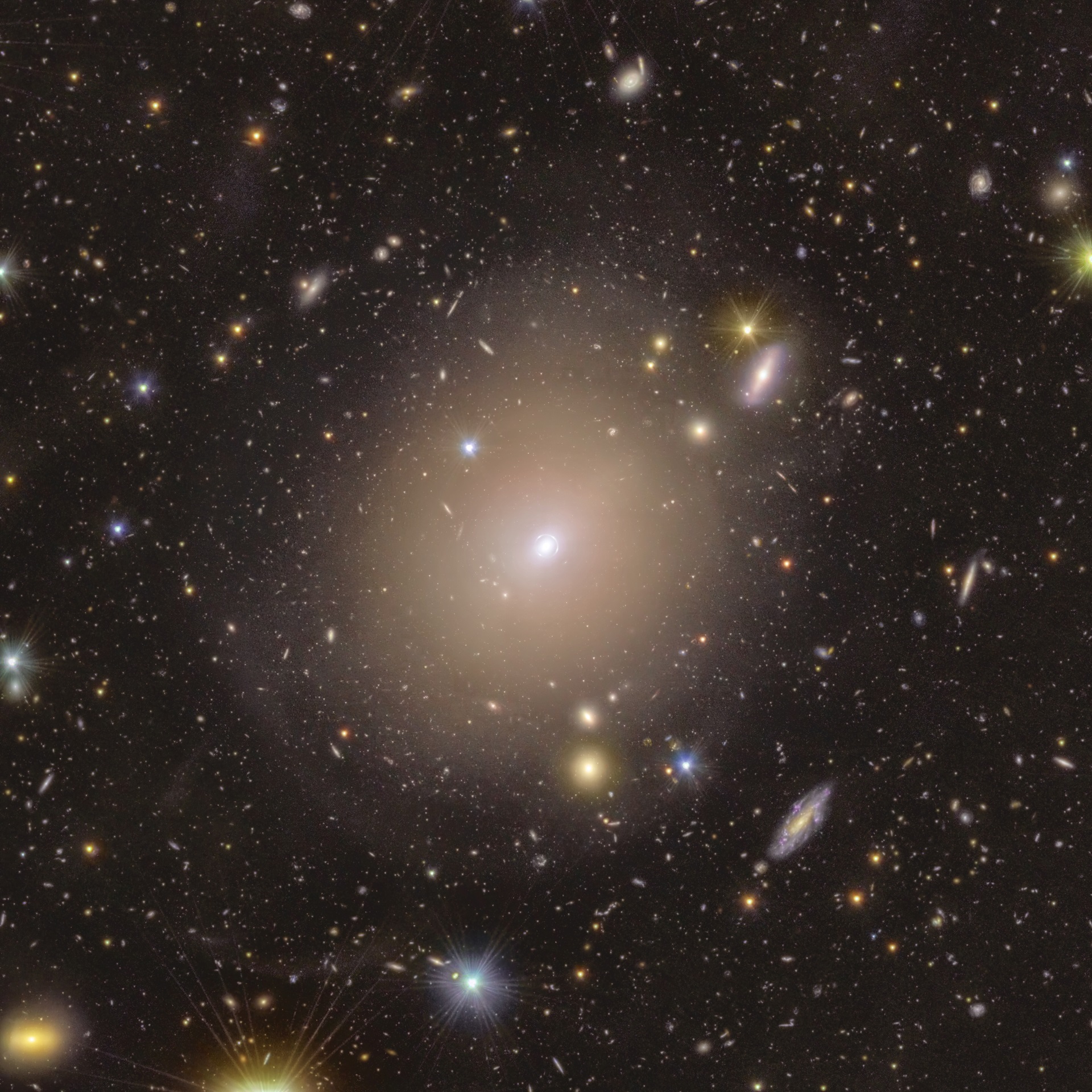 Euclid обнаружил кольцо Эйнштейна в знакомой галактике