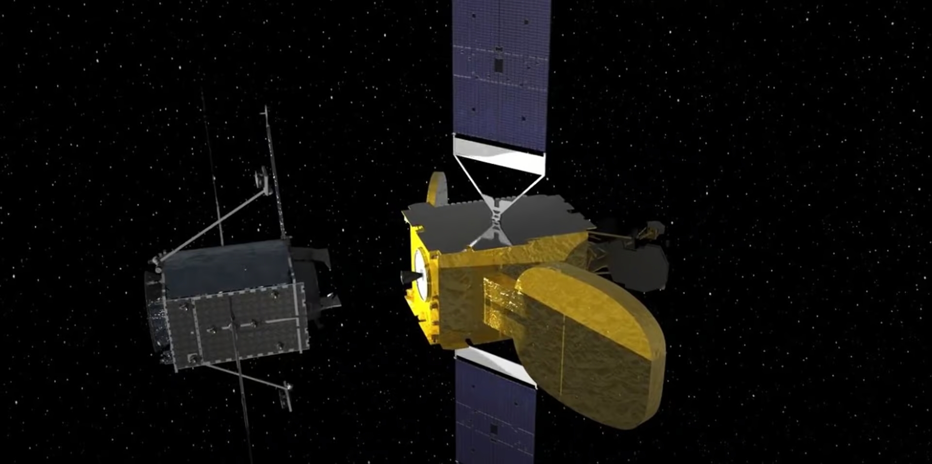 Космический корабль MEV-1 вошел в историю благодаря первой расстыковке