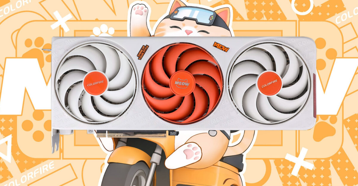 Colorfire выпустила RTX 5060 Ti в фирменном дизайне Meow
