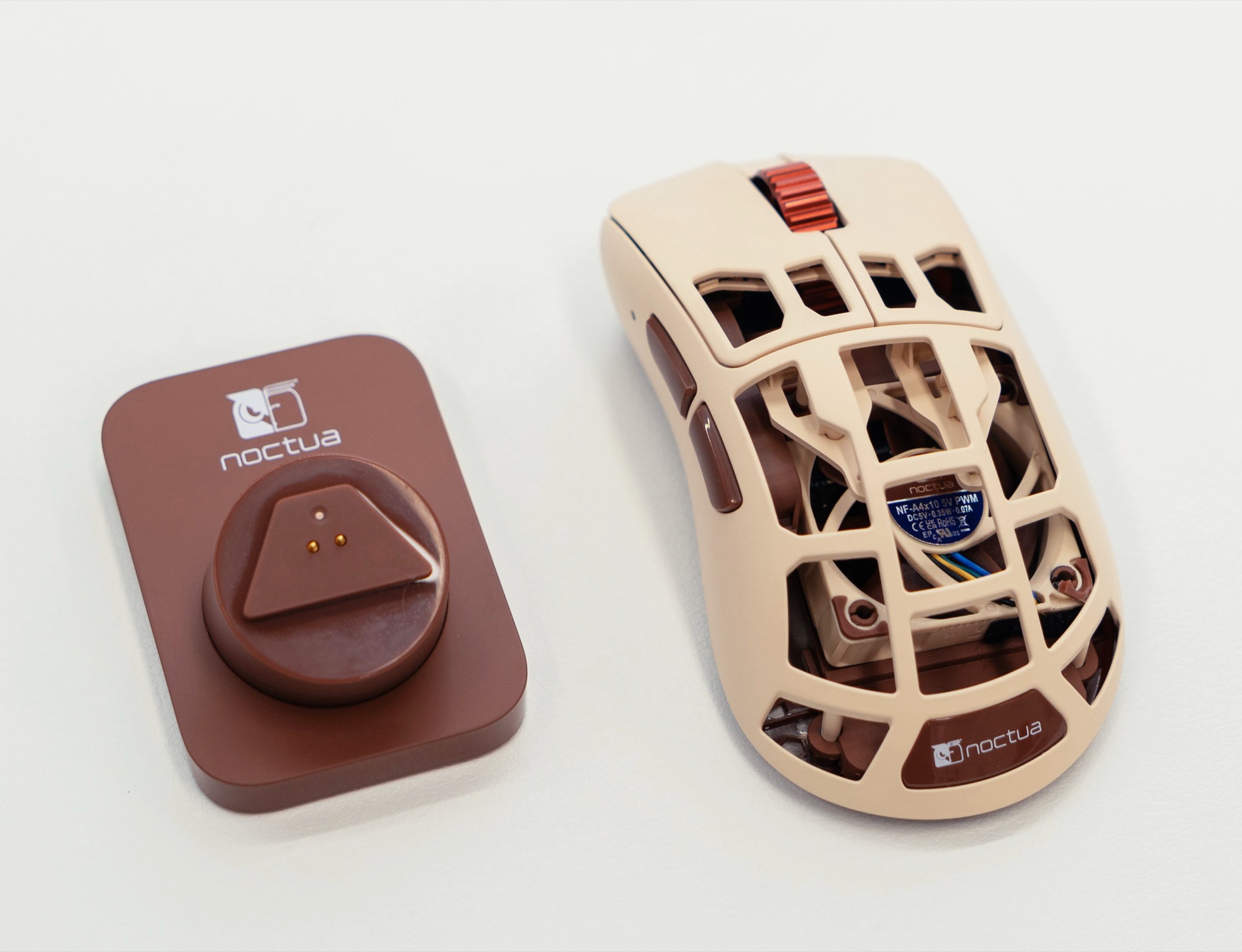 Представлена игровая мышь с вентилятором Noctua: теперь ваша ладонь не вспотеет