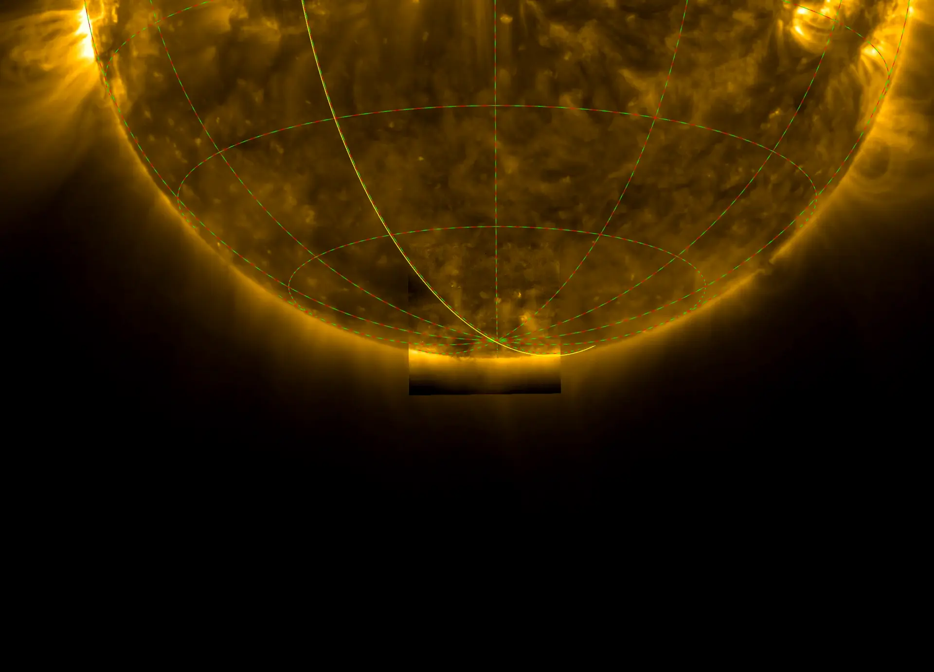 Солнце без секретов: зонд Solar Orbiter впервые показал южный полюс нашей звезды 2 Одно из первых изображений южного полюса Солнца.