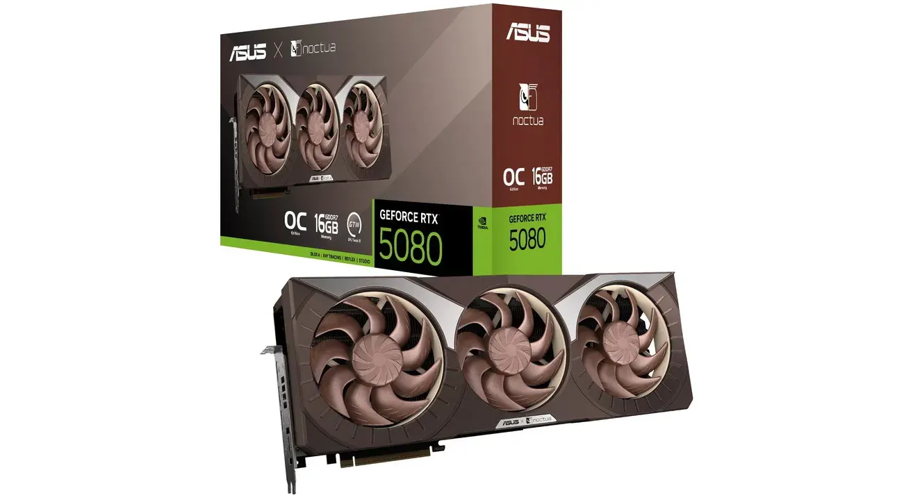 Asus и Noctua представили необычную RTX 5080
