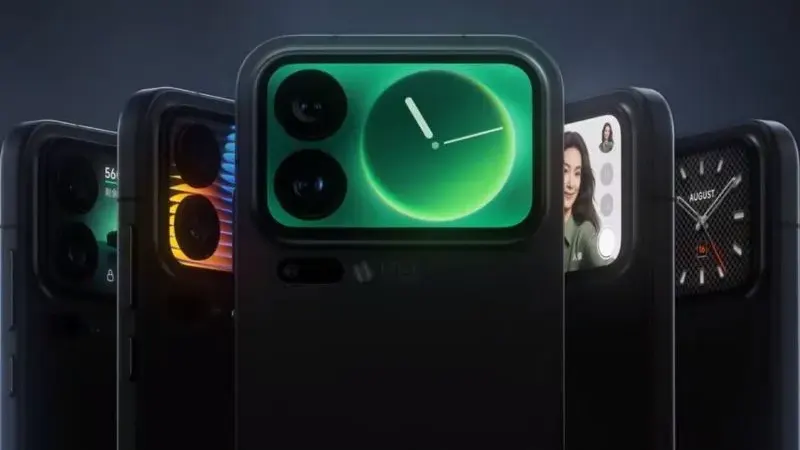 Xiaomi анонсировала смартфоны с дополнительным экраном на задней панели