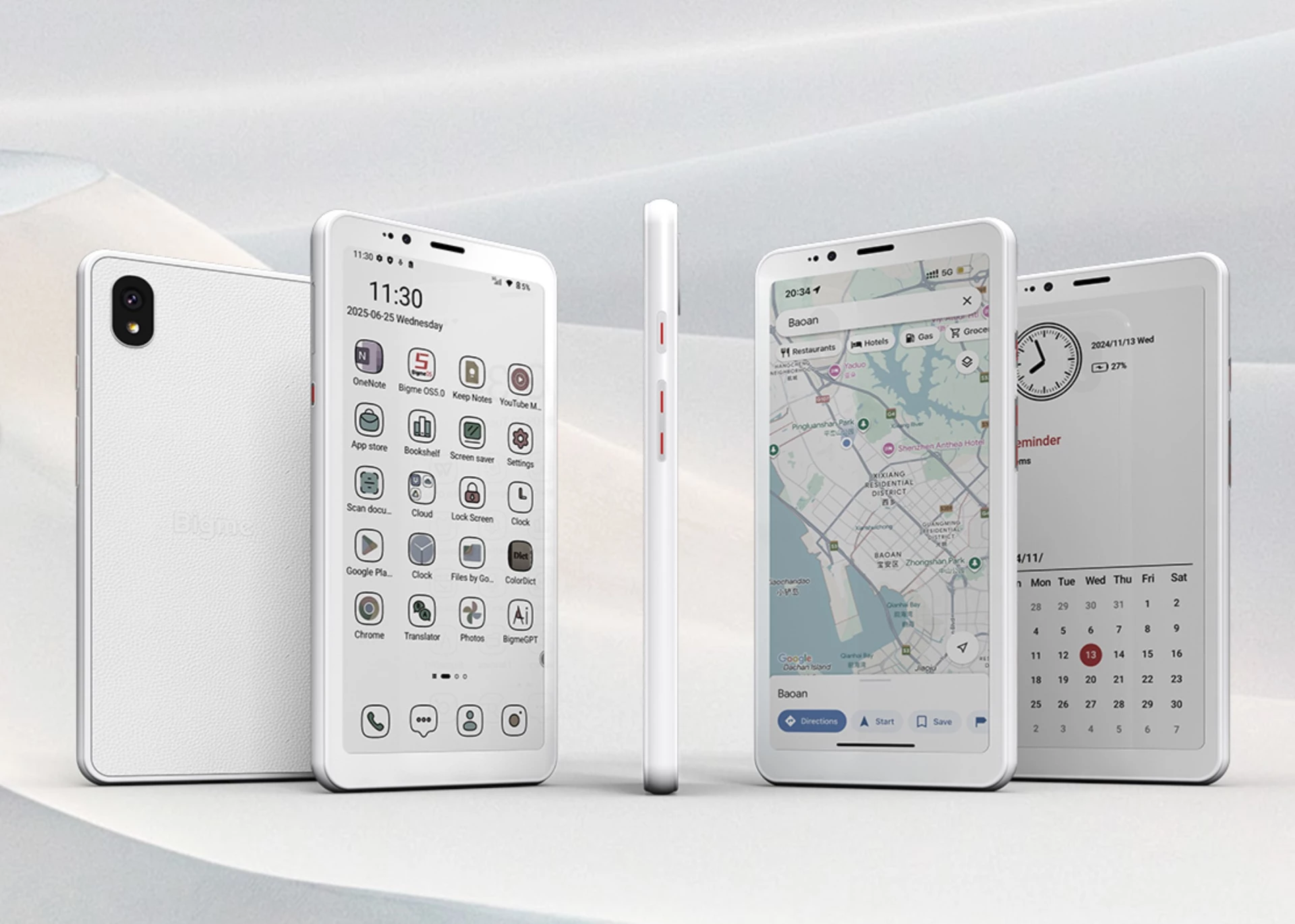 Bigme выпустила бюджетные смартфоны с E Ink экранами для защиты глаз