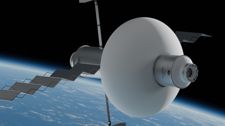 Стартап Max Space представил космическую станцию, которая раздувается на орбите