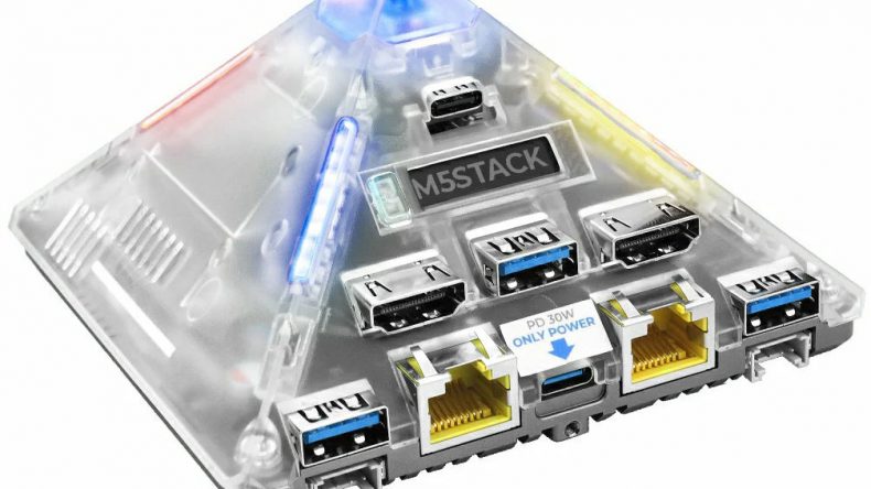 M5Stack представила мини-компьютер для ИИ в виде пирамиды