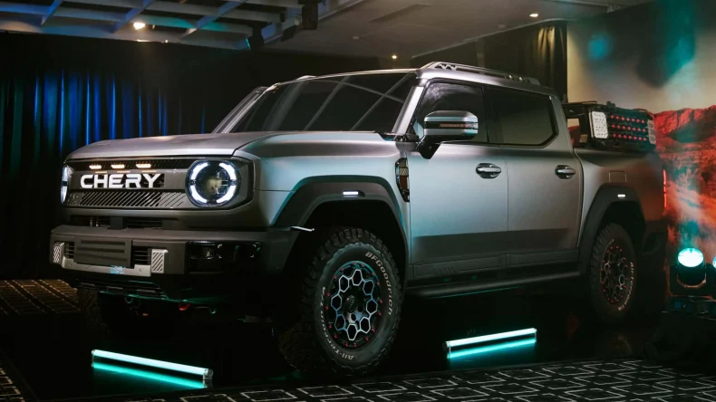 Chery готовит дизельный гибридный пикап KP31: 3,5 тонны буксировки и рекордный КПД