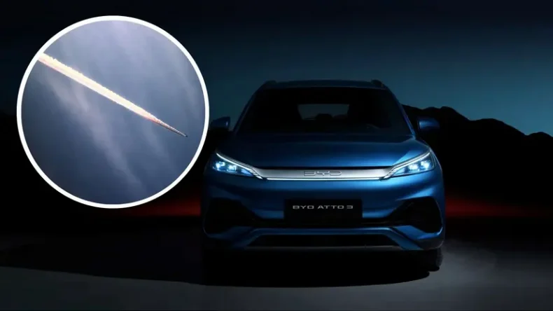 BYD Atto 3 выдержал попадание ракеты в Иерусалиме: пятеро в машине выжили
