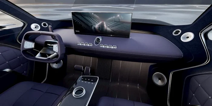 Genesis показала интерьер GV90 — ультра-роскошный электромобиль почти без приборной панели