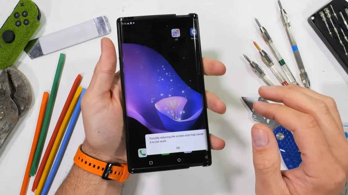 Смартфон, которого не было: подробный обзор невыпущенного LG Rollable, который впечатляет