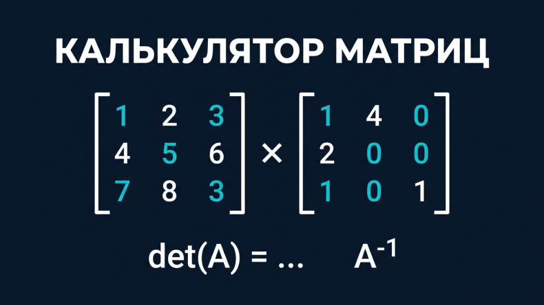 Калькулятор матриц