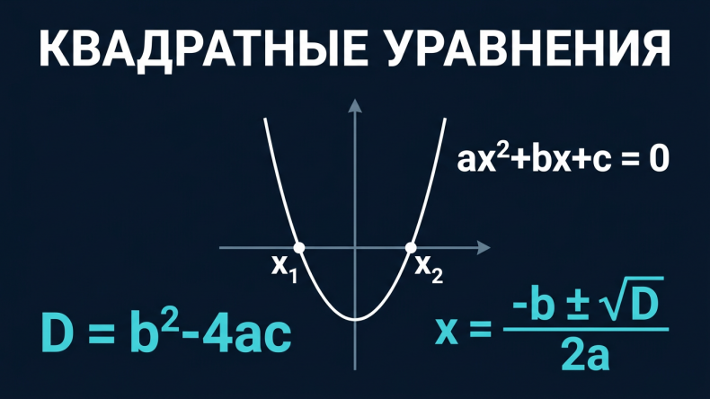 Калькулятор квадратных уравнений