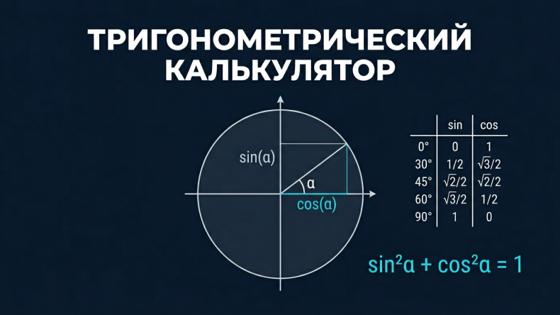 Тригонометрический калькулятор