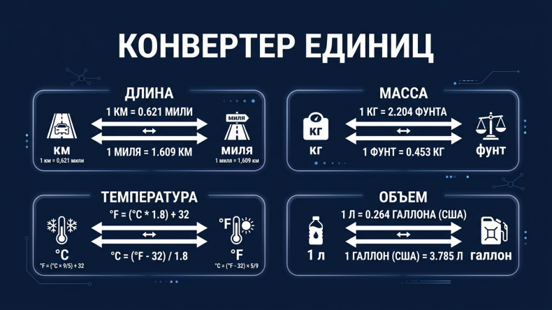Конвертер единиц измерения