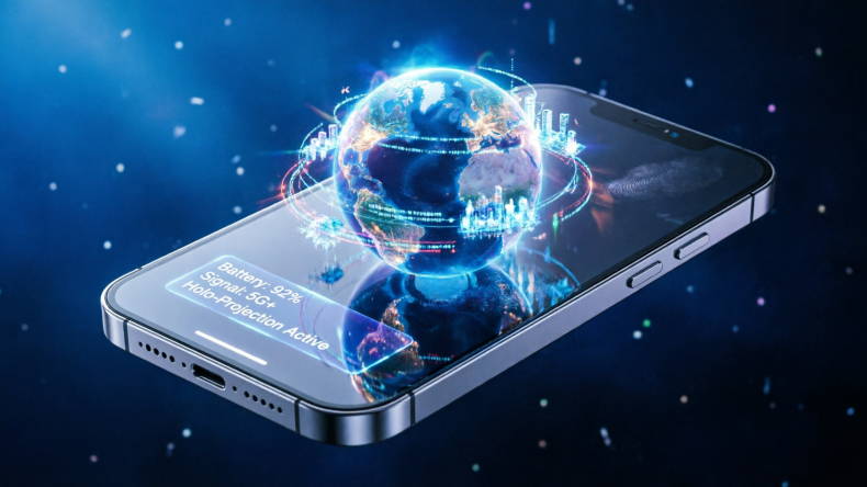 Голографический дисплей для iPhone: 3D без очков к 2030 году