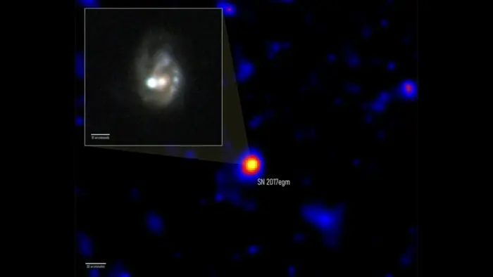 NASA зафиксировало сверхъяркую ую и рождение магнетара