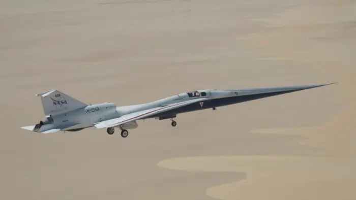 NASA X-59 готовится преодолеть звуковой барьер: стартует эпоха тихих сверхзвуковых полетов