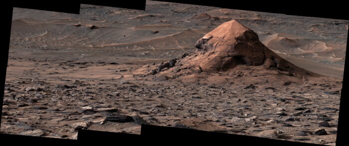 Марсоход Curiosity обнаружил на Марсе гигантское «море» загадочных многоугольников 1 Марсоход Curiosity обнаружил на Марсе гигантское «море» загадочных многоугольников