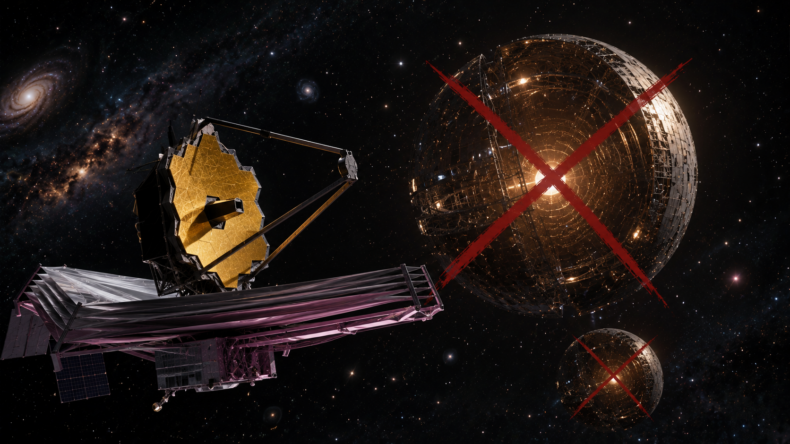 Телескоп JWST опроверг существование двух самых перспективных кандидатов на сферы Дайсона