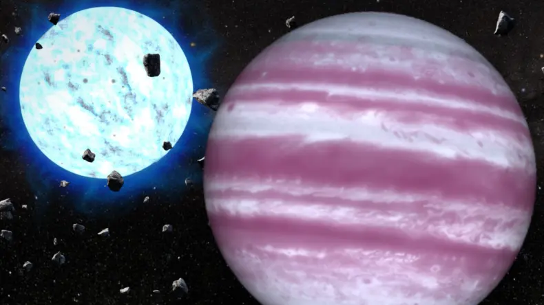 Телескоп JWST впервые заглянул в будущее Солнечной системы, изучив планету у мертвой звезды